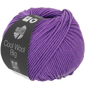Lana Grossa COOL WOOL Big  Uni/Melange уни/меланж | 1018-фиолетовый