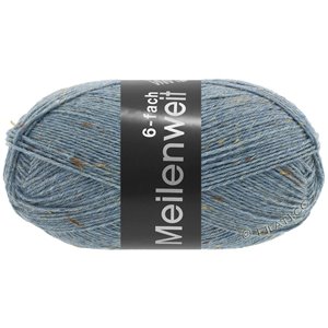 Lana Grossa MEILENWEIT 6-FACH 150g Mouliné/Print/Tweed | 9227-джинс-синий меланжевый