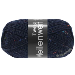 Lana Grossa MEILENWEIT 100g Tweed | 112-тёмно-синий 